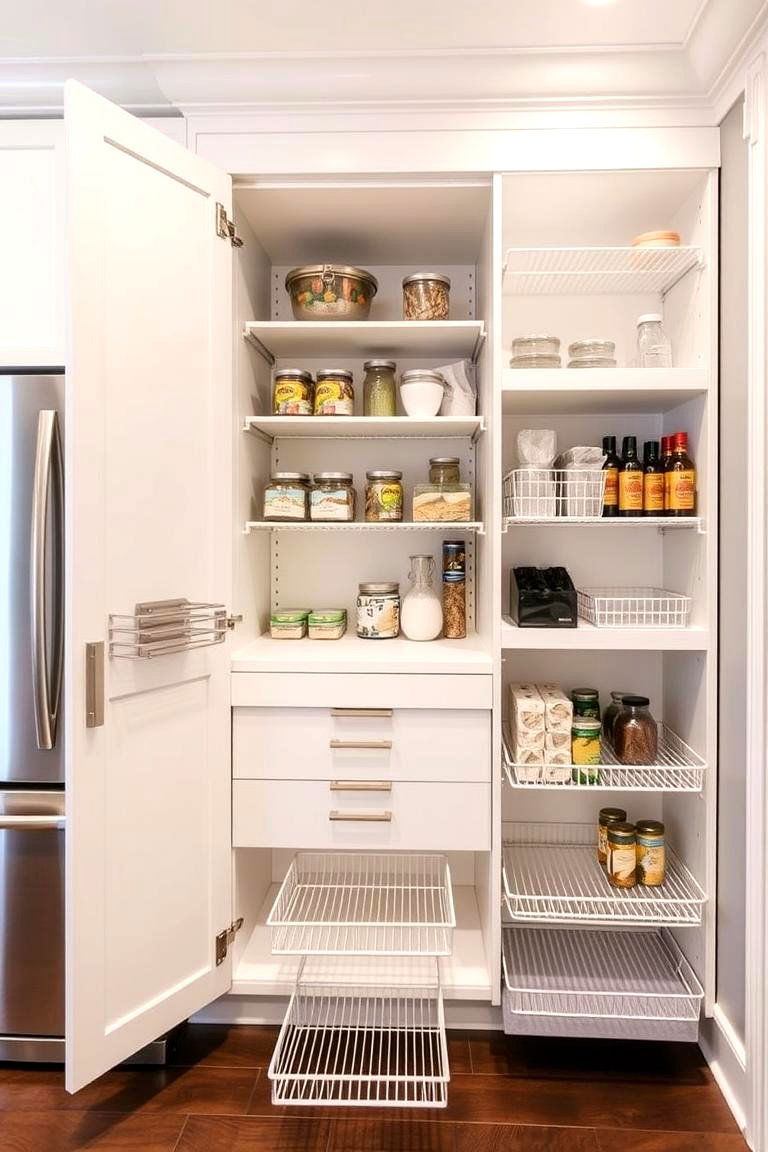 Custom Pantry Cabinets - 24 Kitchen Cabinet Ideas