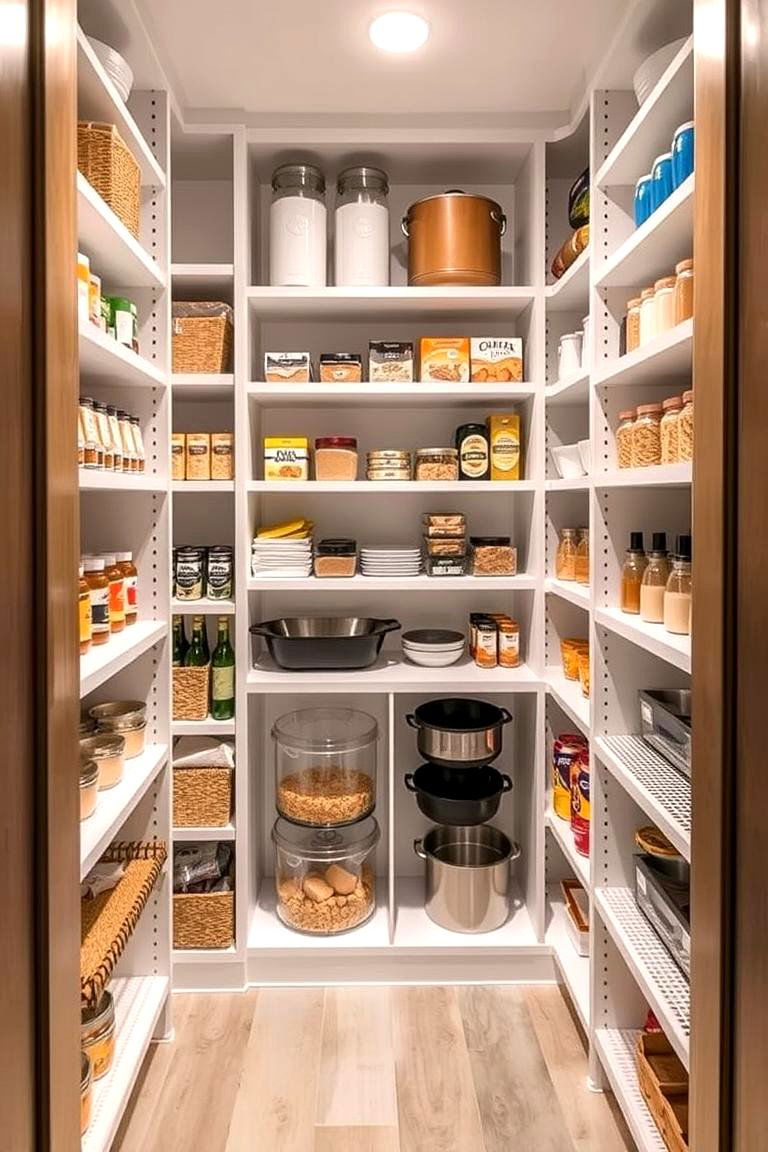 Custom Pantry Solutions - 24 Kitchen Pantry Ideas