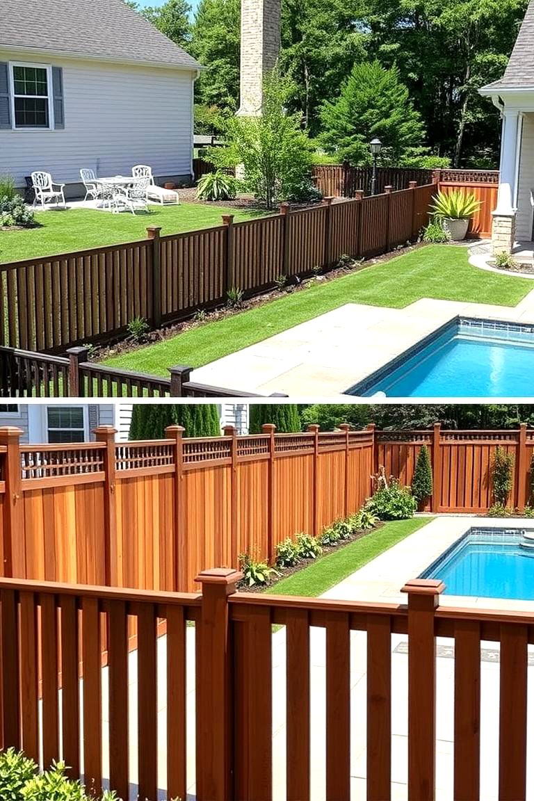 Custom Privacy Fencing - 24 Pool Privacy Ideas