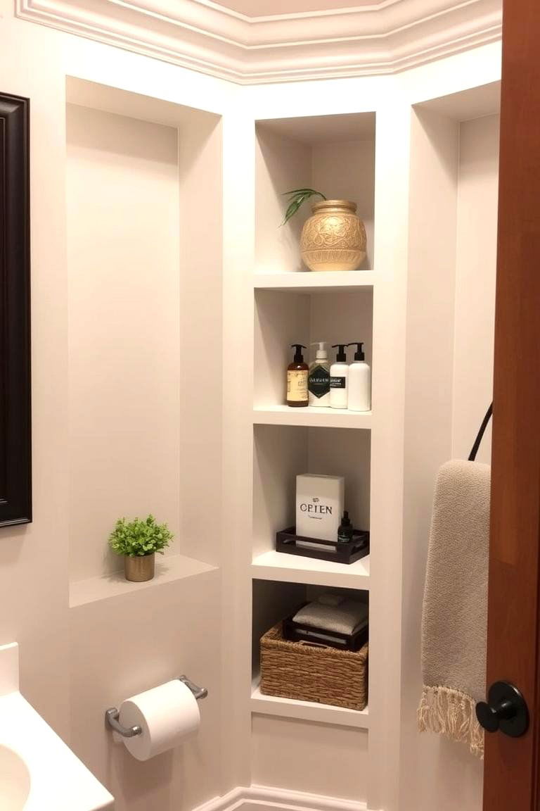 Custom Shelves for Tailored Storage Solutions - 24 Bathroom Shelf Ideas