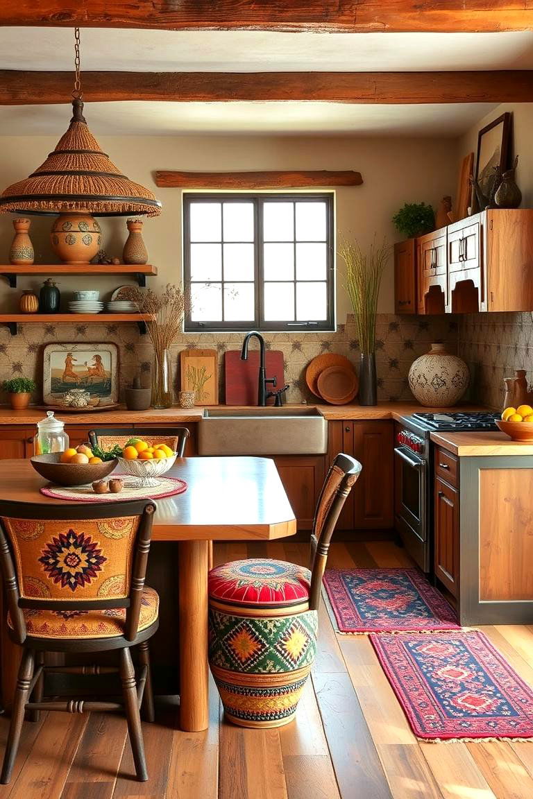 Custom Southwest Inspired Furniture - 24 Southwestern Kitchen Ideas