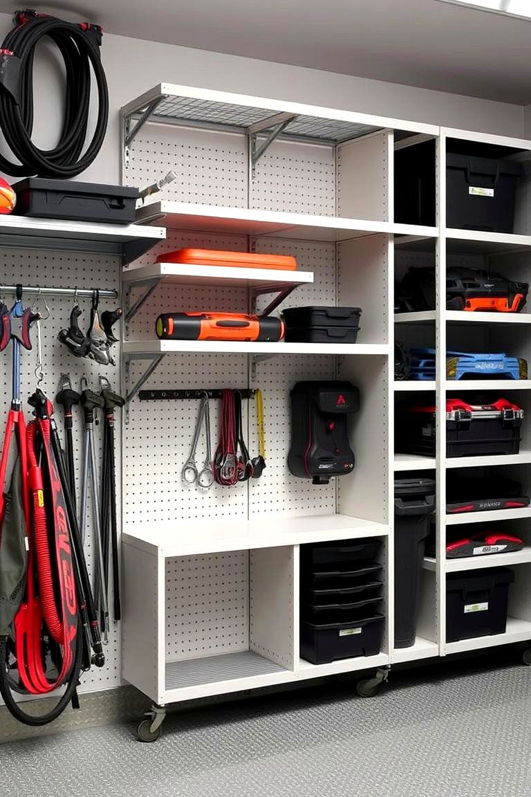 Custom Storage Solutions - 24 Garage Wall Ideas