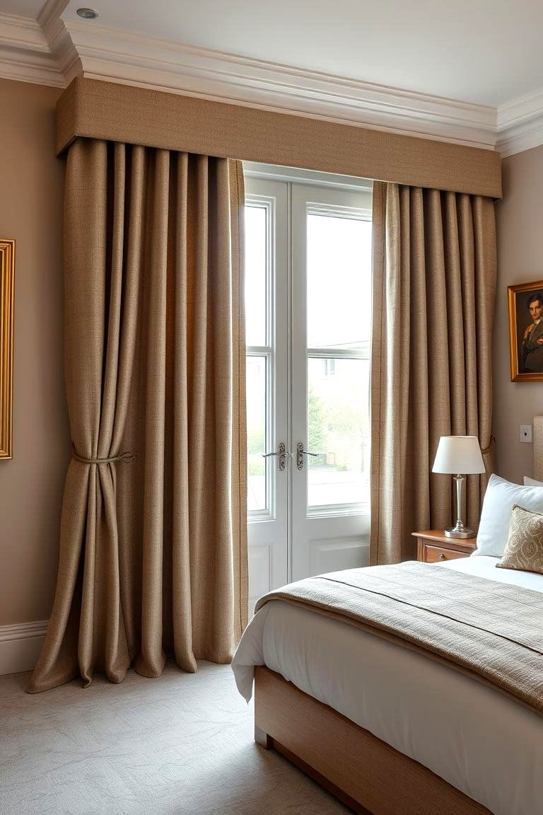 Custom Tailored Curtains - 24 Bedroom Curtain Ideas