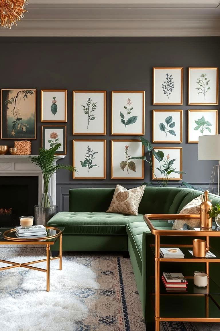 Custom Throw Blankets - 24 Glam Living Room Ideas