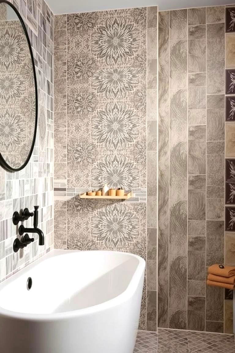 Custom Tile Designs - 24 Primary Bathroom Ideas