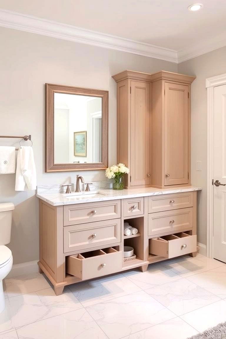 Custom Vanity Sets - 24 Bathroom Furniture Ideas