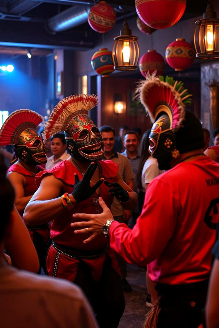 Custom Wedding Lucha Libre Entertainment - 24 Mexican Wedding Ideas