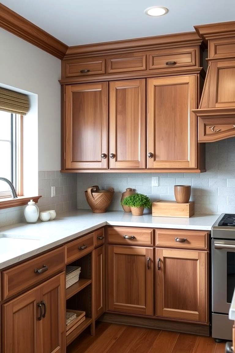 Custom Wood Details for Personalized Charm - 24 Farmhouse Kitchen Ideas