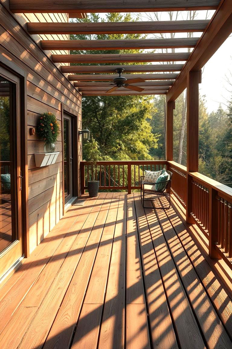 Custom Wood Panels - 24 Deck Privacy Ideas
