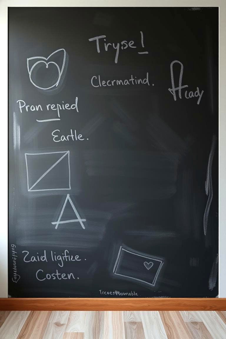 Customizable Chalkboard Walls - 24 Wall Decor Ideas