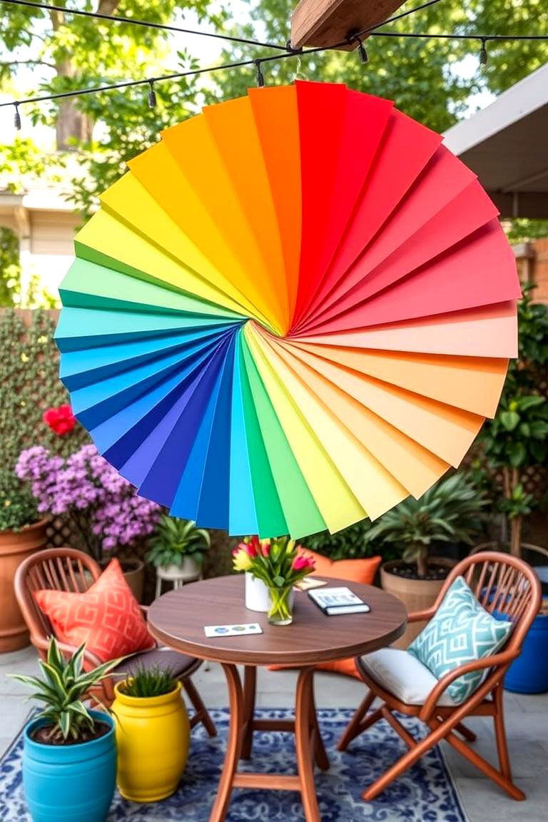 Customizable Color Fan - 24 Patio Fan Ideas