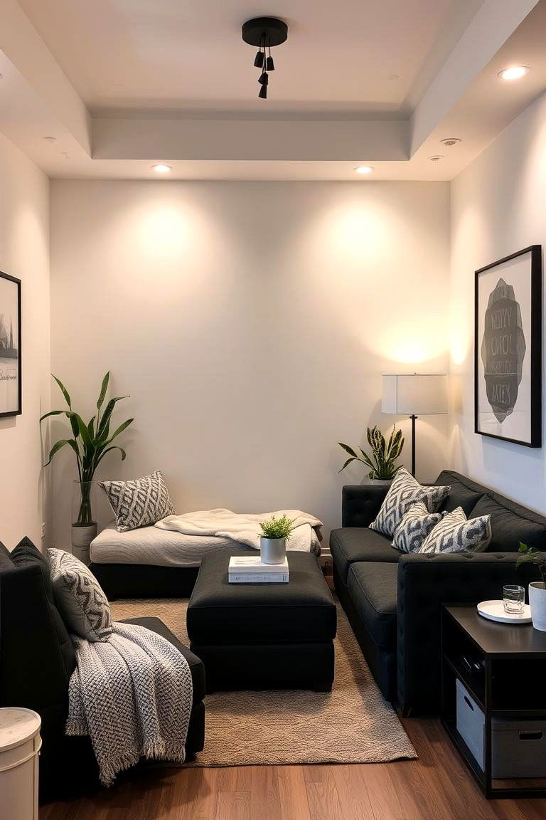 Customizable Comfort Space - 24 Black and Silver Bedroom Ideas