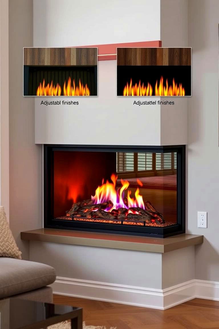 Customizable Corner Gas Fireplace - 24 Corner Gas Fireplace Ideas
