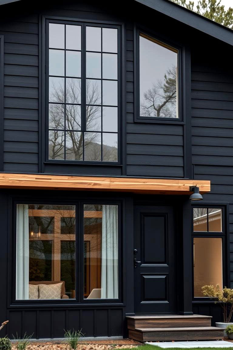 Customizable Exteriors - 24 Modern Black Houses