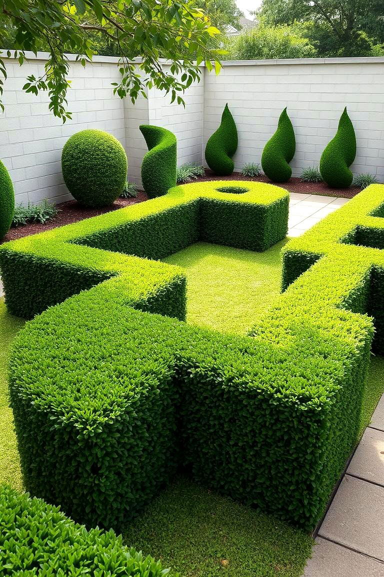 Customizable Garden Geometry - 24 Front Yard Boxwood Shrubs