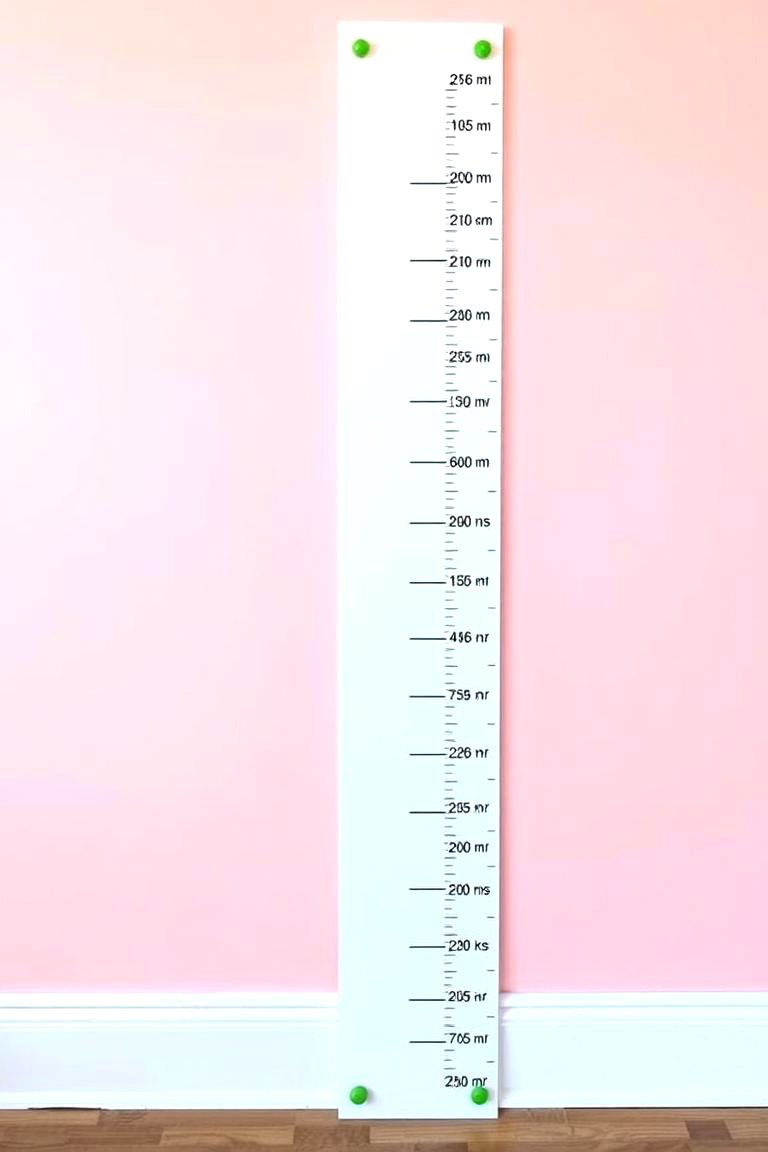 Customizable Growth Chart - 24 Pink and Green Nursery Ideas