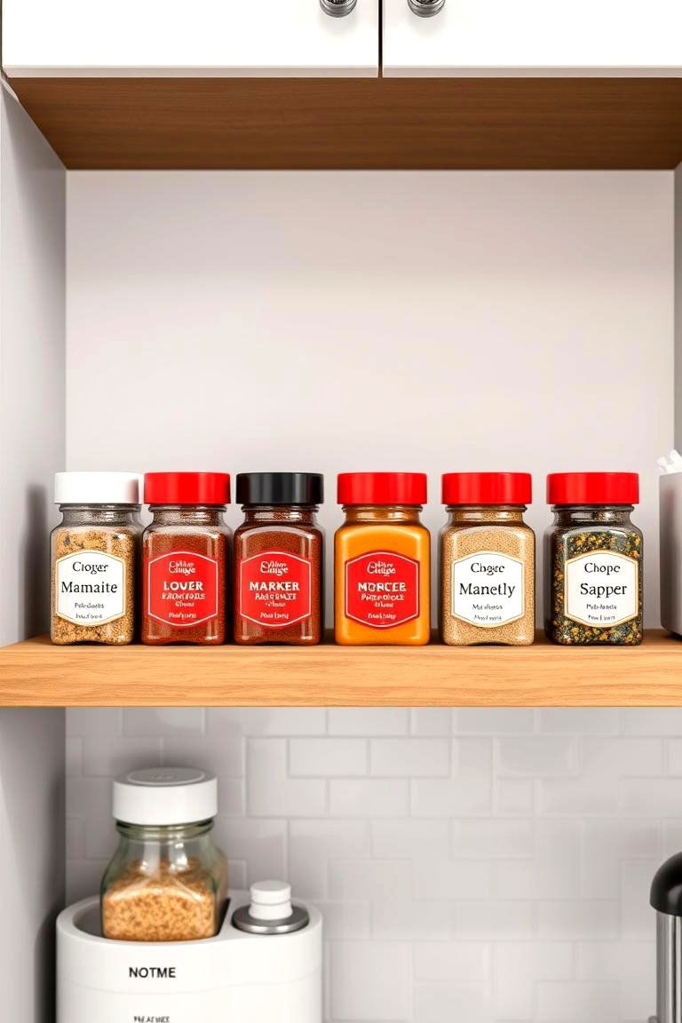 Customizable Labeling Spice Rack - 24 Spice Rack Ideas