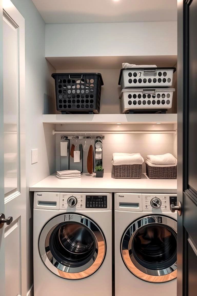 Customizable Laundry Basket Setups - 24 Laundry Basket Storage Ideas