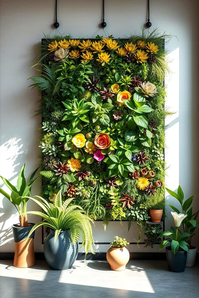 Customizable Living Art Walls - 24 Garden Wall Ideas