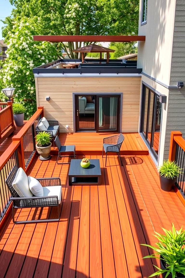 Customizable Modular Deck - 24 Mobile Home Deck Ideas