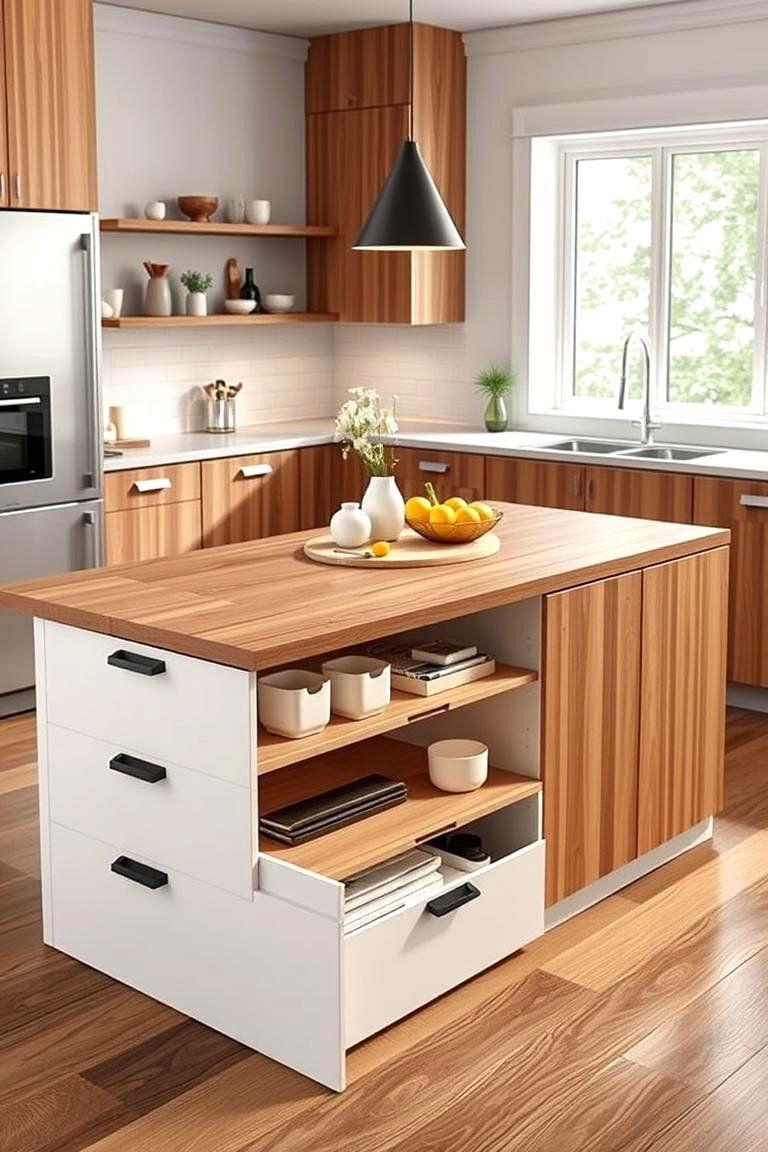 Customizable Modular Island - 24 Small Kitchen Island Ideas