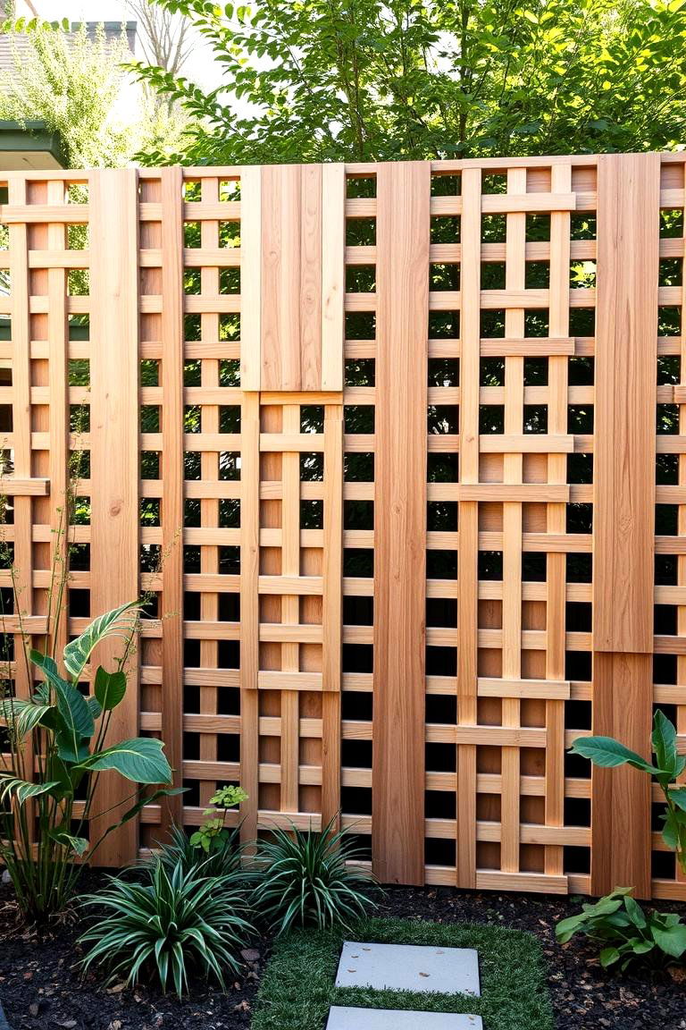 Customizable Modular Lattice - 24 Lattice Fence Ideas