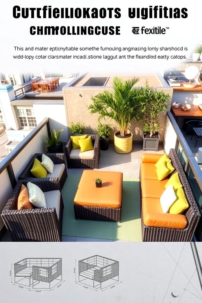 Customizable Modular Seating - 24 Loft Balcony Ideas