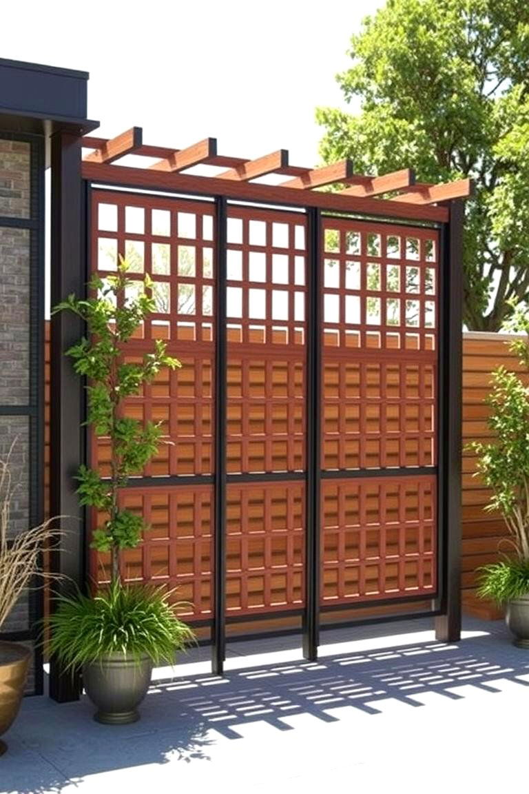 Customizable Panel Trellis - 24 Trellis Ideas