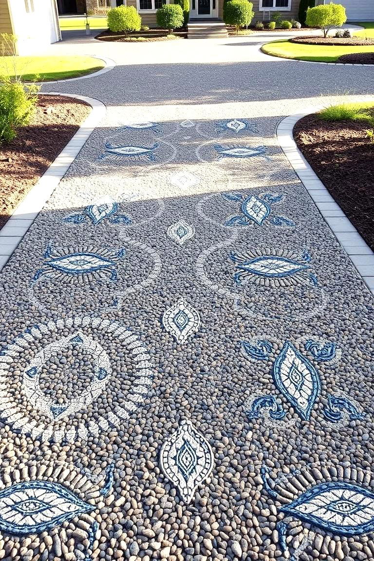 Customizable Pattern Gravel Driveway - 24 Gravel Driveway Ideas