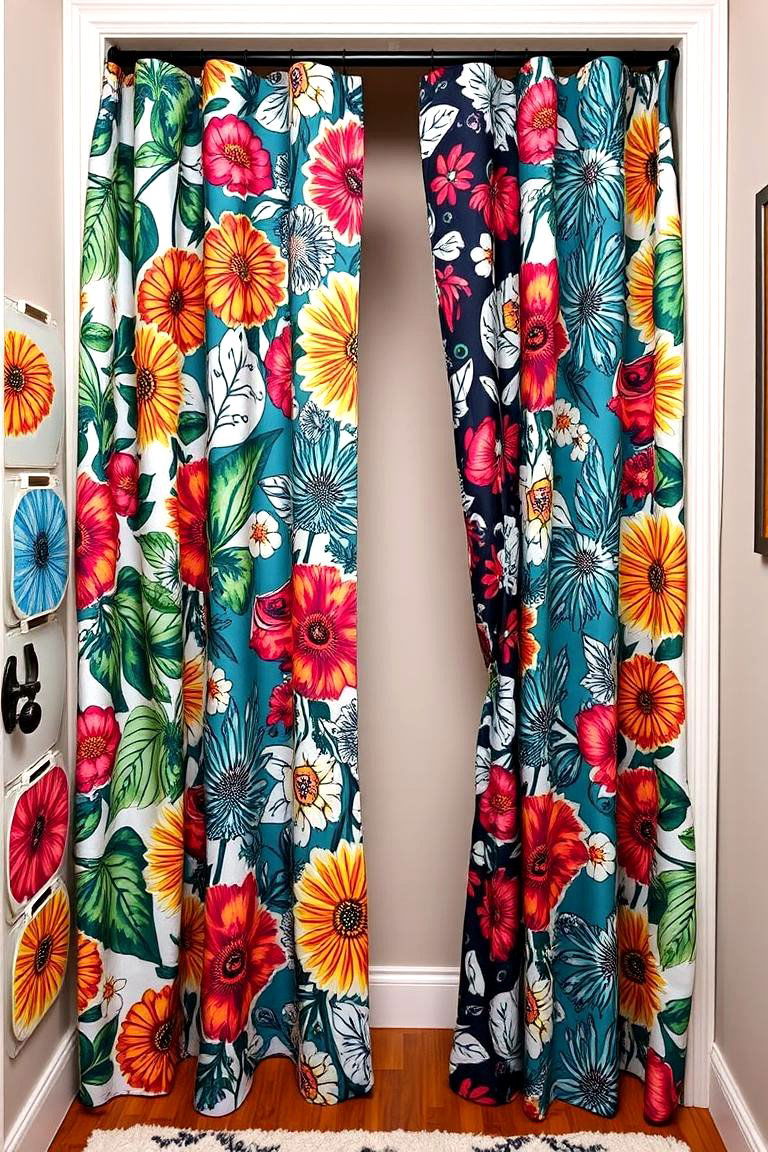 Customizable Printed Fabrics - 24 closet curtain ideas