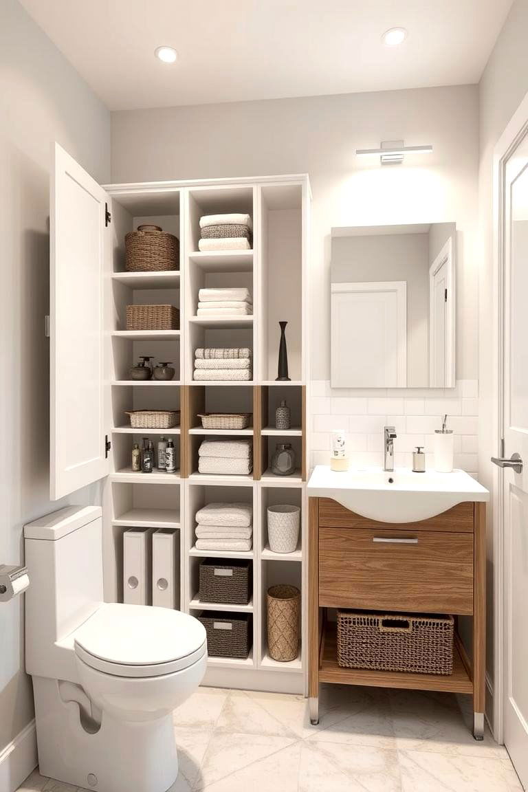 Customizable Storage and Vanity Units - 24 Family Bathroom Ideas