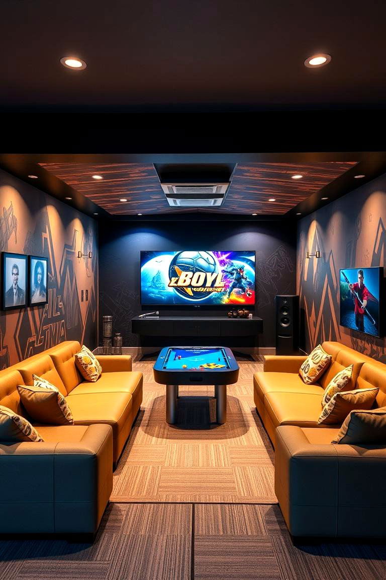 Customizable Themed Game Room - 24 Game Room Ideas