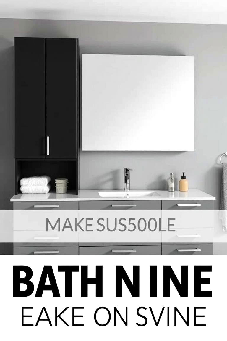 Customizable Vanity Options - 24 Black and Grey Bathroom Ideas