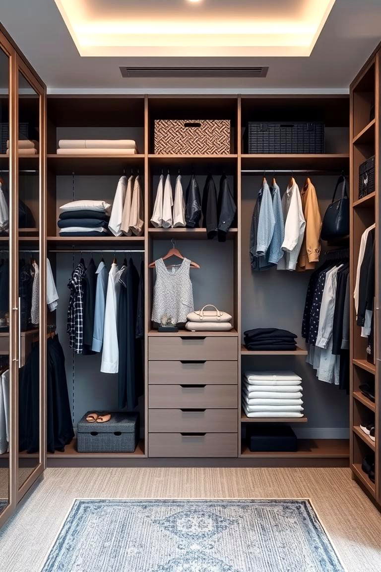 Customizable Wardrobe Spaces - 24 Boy and Girl Shared Small Room Ideas