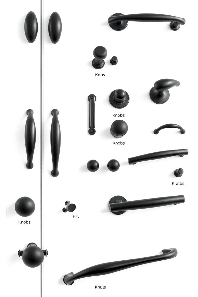 Customization Options - 24 White Kitchen Cabinets With Black Hardware
