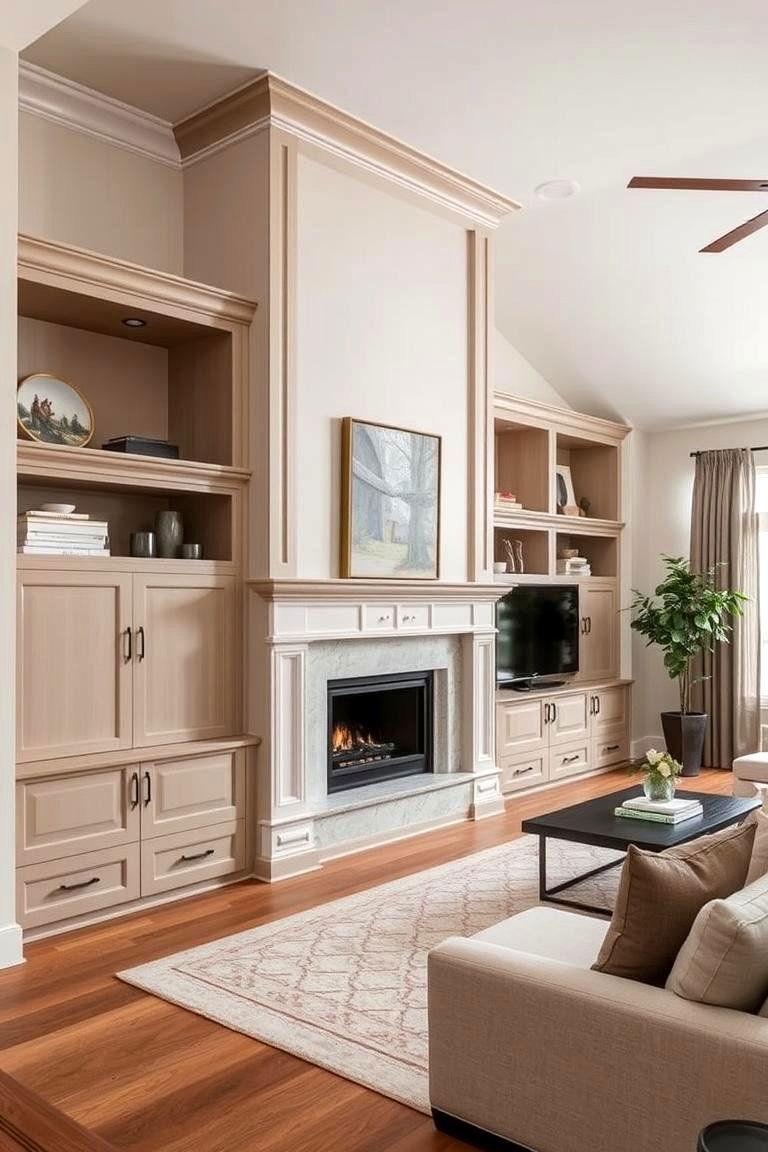 Customized Built In Furniture - 24 Magnolia Living Room Ideas