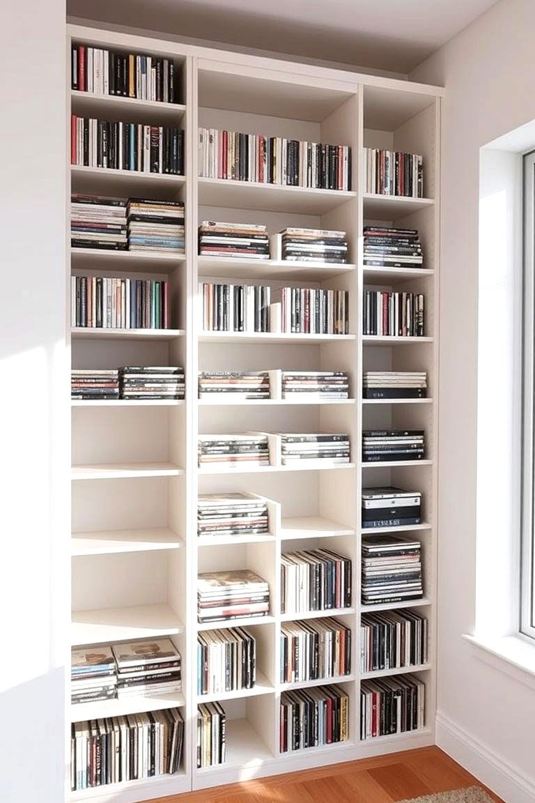 Customized CD Shelves - 24 Cd Storage Ideas