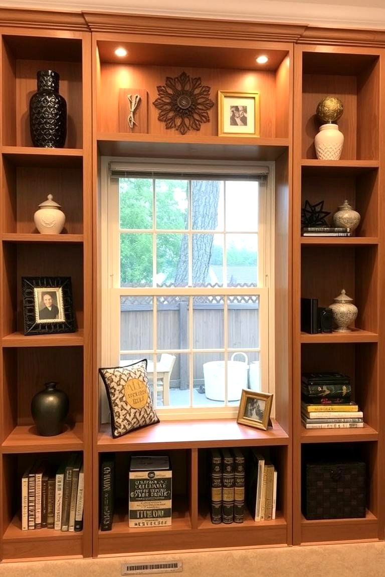 Customized Creativity - 24 Bookcases Around Window Design Ideas