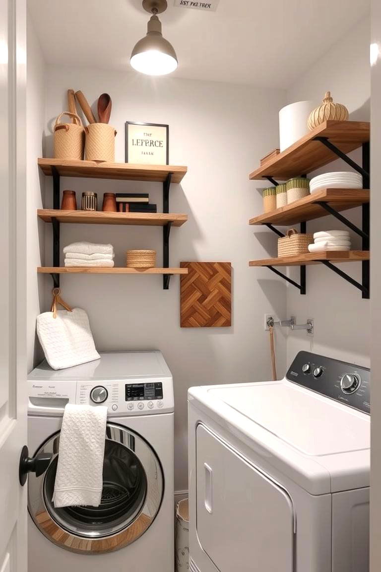 Customized DIY Shelves - 24 Laundry Room Shelving Ideas