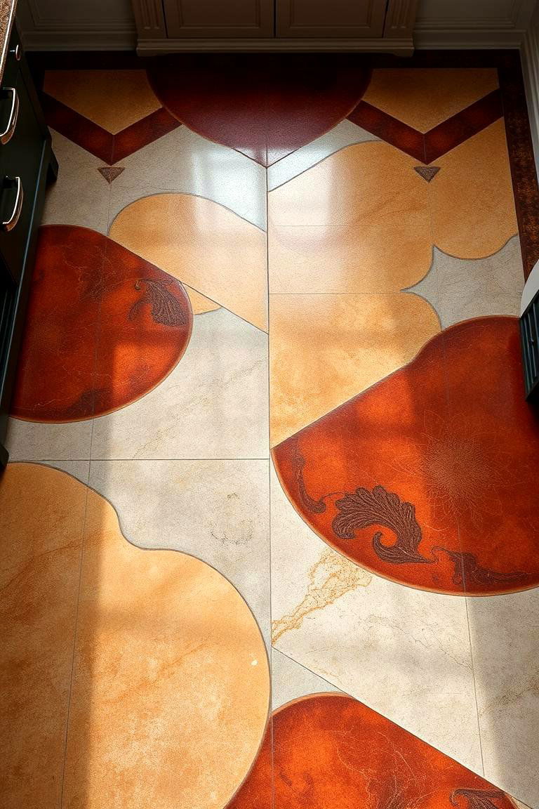 Customized Designer Stained Concrete Floors - 24 Stained Concrete Floors