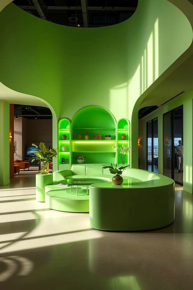 Customized Light Green Statement Piece - 24 Light Green Bedroom Ideas