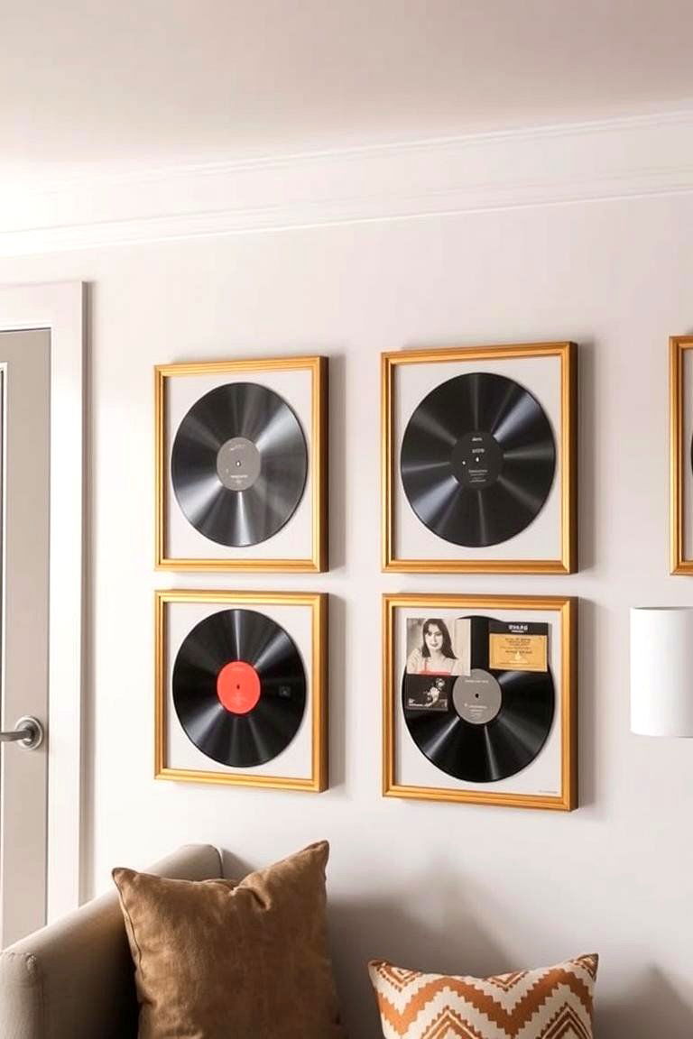 Customized Record Frames - 24 Vinyl Record Storage Ideas