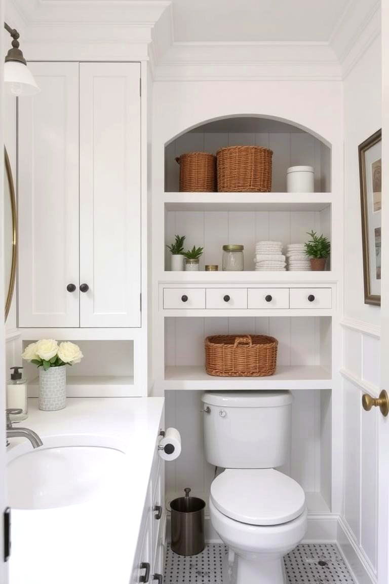 Customized Storage Solutions - 24 Cottage Bathroom Ideas