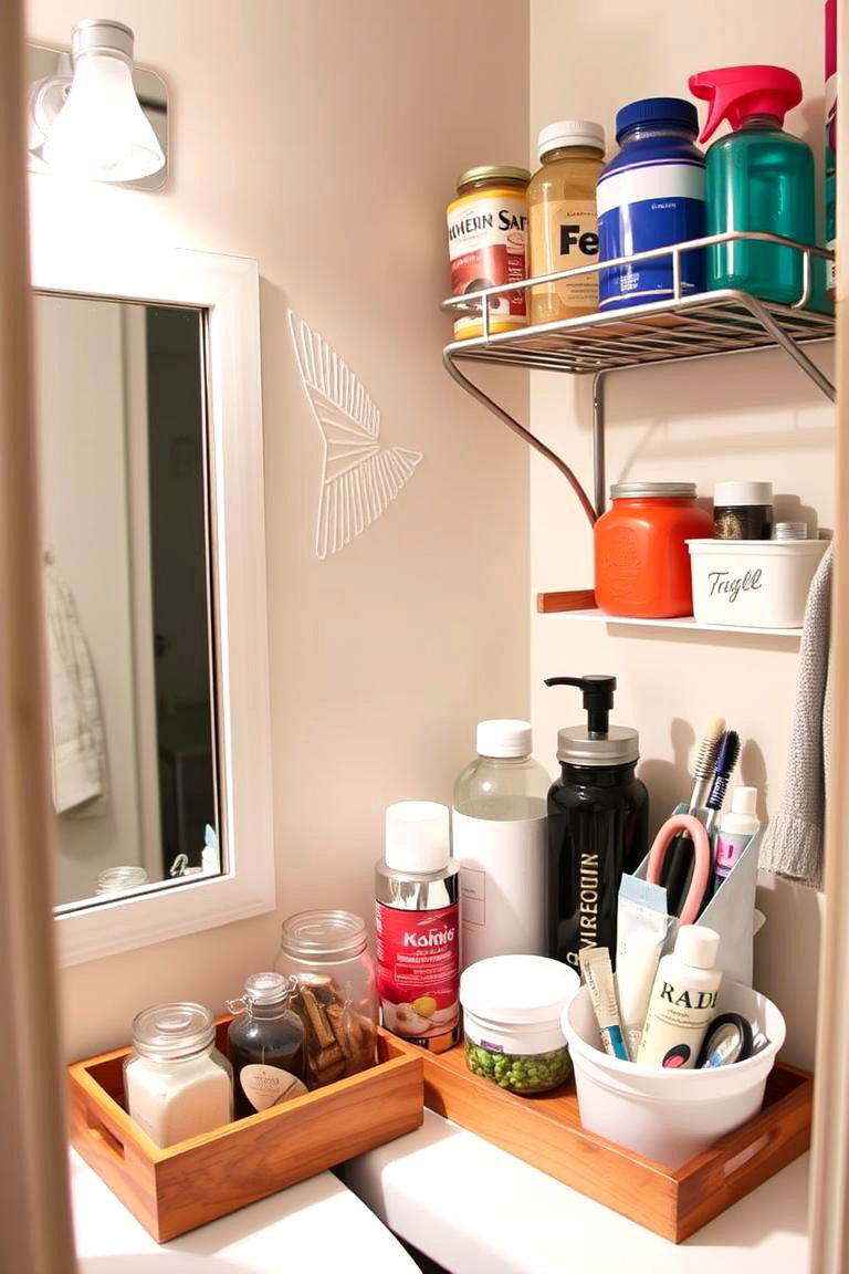 DIY Bathroom Organizer Hacks - 24 Dorm Bathroom Ideas