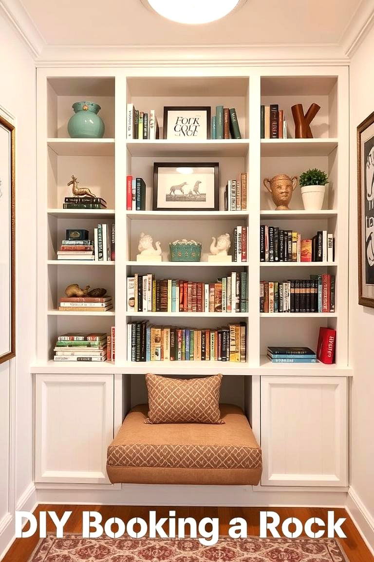 DIY Bookcase Reading Nook - 24 kids reading nook ideas