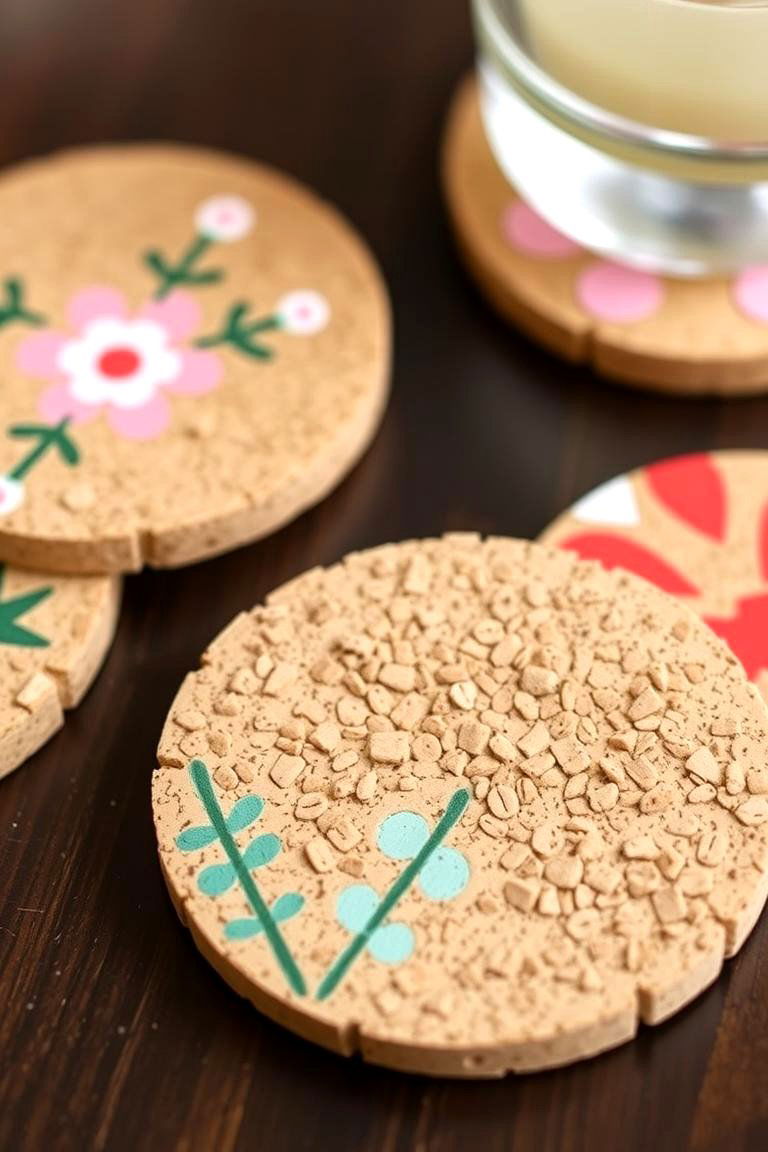DIY Coasters - 24 Home Bar Ideas On A Budget