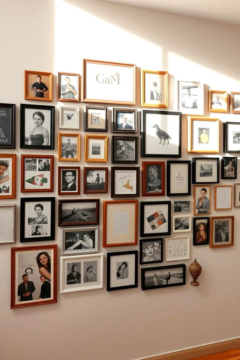 DIY Collage Walls - 24 Wall Decor Ideas
