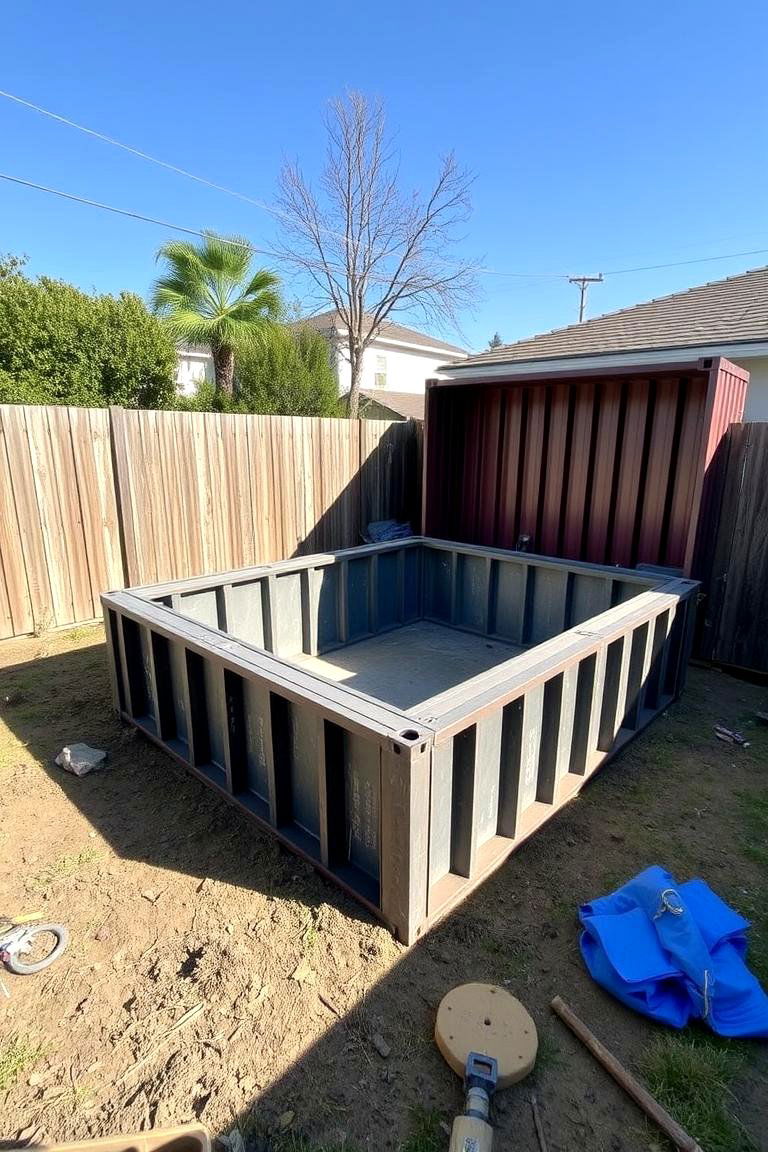 DIY Container Pool Project - 24 Shipping Container Pools
