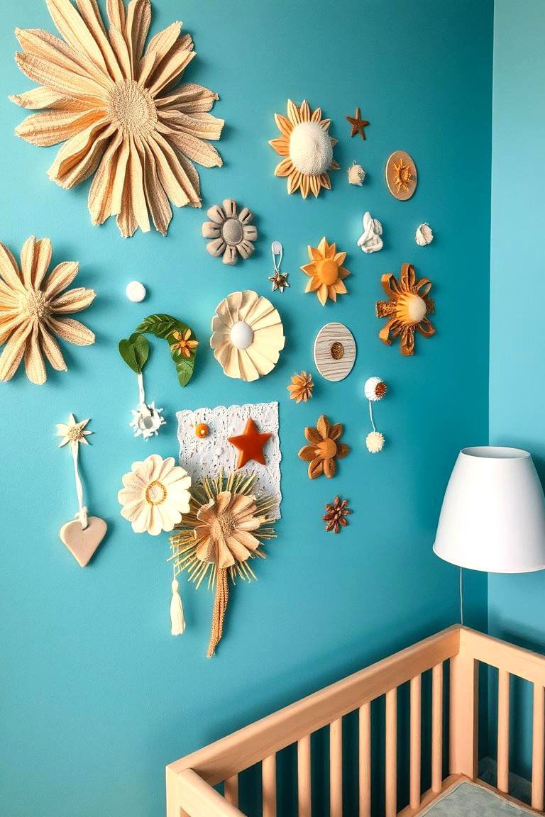 DIY Craft Art Installation - 24 Nursery Wall Decor Ideas
