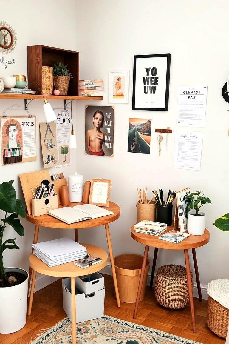 DIY Craft Corner - 24 Boho Toddler Room Ideas